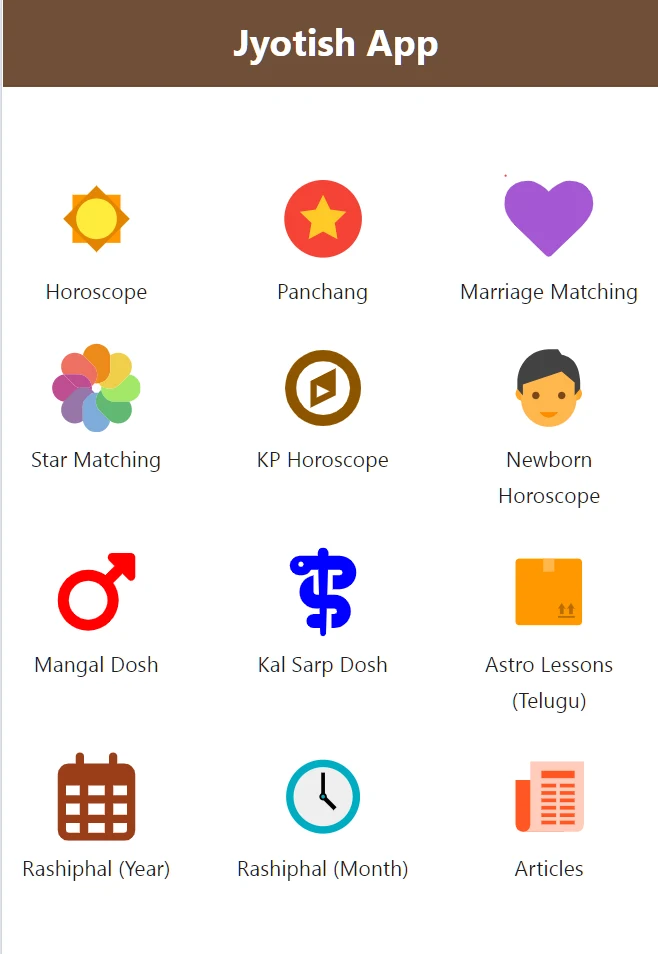 Hindu Jyotish - Astrology screenshot