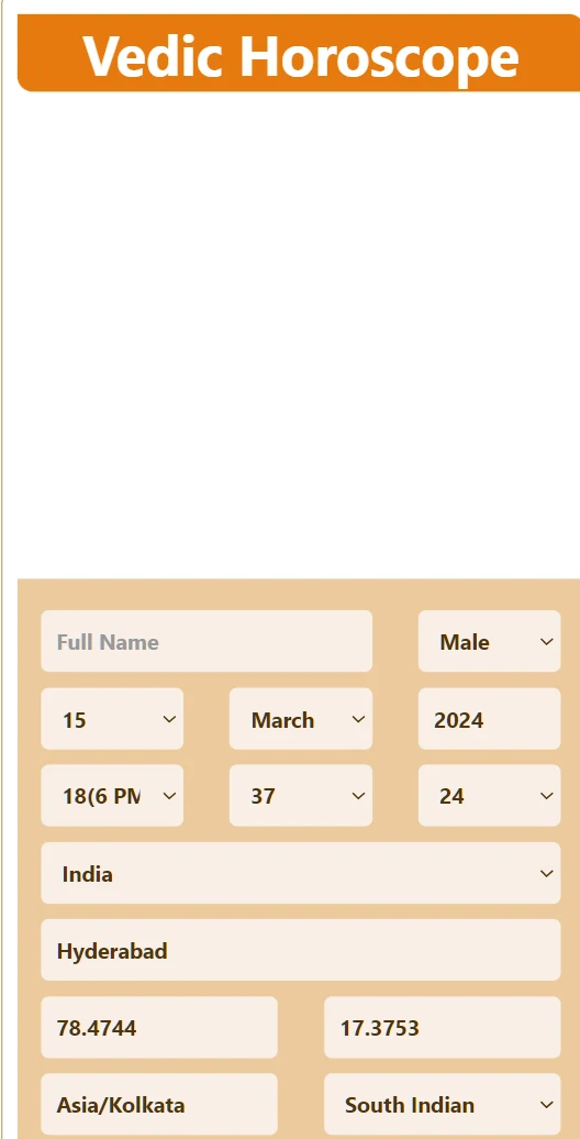 Hindu Jyotish - Astrology screenshot